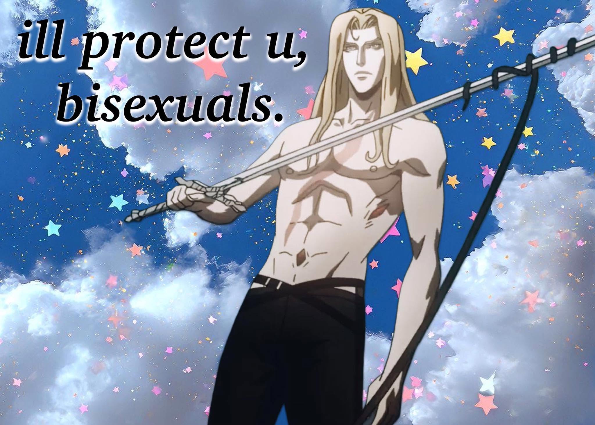Bisexual Alucard Sticker