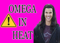 OMEGA IN HEAT Sticker