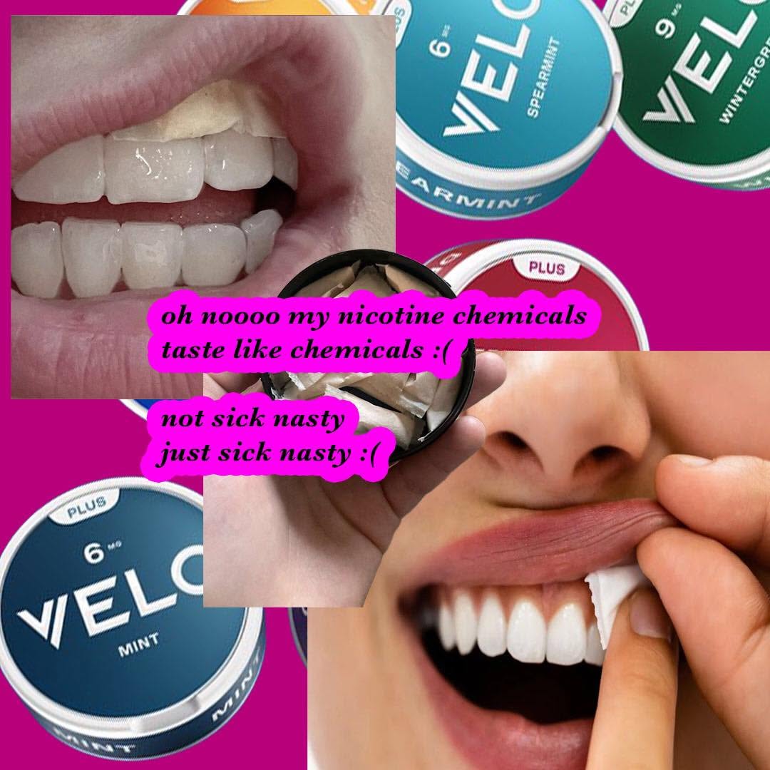 Nicotine Pouch Sticker